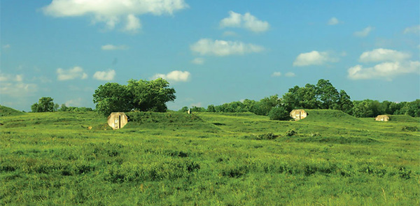 Photo of ammunition storage containers located at Redstone Chemical Activity (RCA), Redstone Arsenal in Huntsville, Alabama