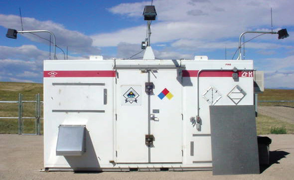 RCMD's interim holding facility provides safe storage for recovered chemical warfare materiel.
