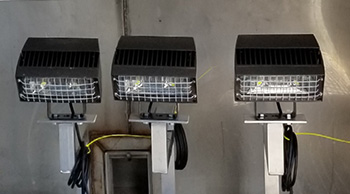 Light fixtures, switches, outlets and air conditioning units must meet strict nonexplosive design requirements to reduce the risk of fire in the IHF.