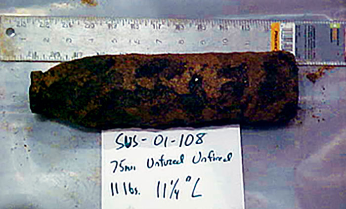 75mm projectile